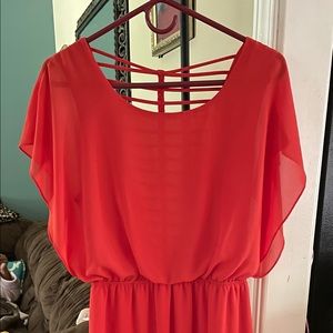 Size medium orange dress